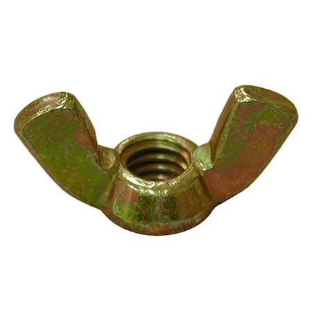 Jones Stephens 5/16in.-18 Brass Plated Forged Wing Nut C03803
